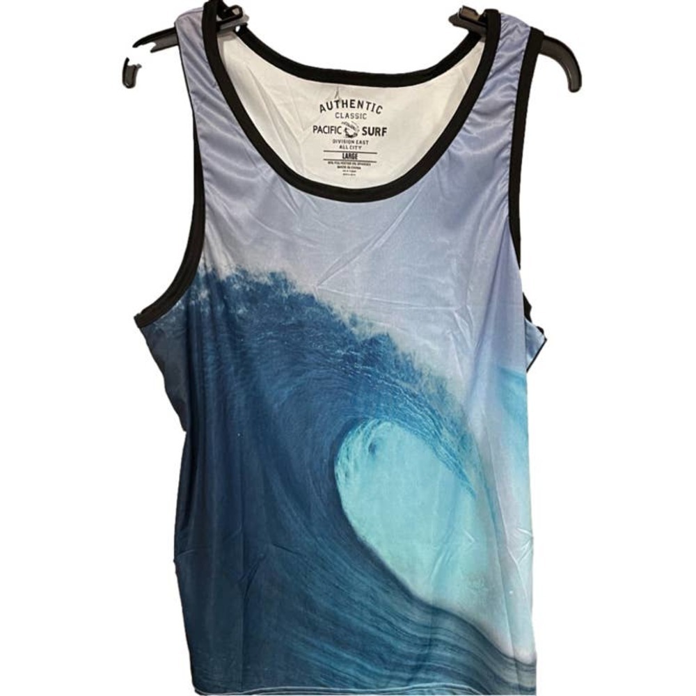 PACIFIC SURF By EXIST TANK w/Wave  SZ LG NWOT